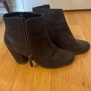 BP black suede trolley bootie